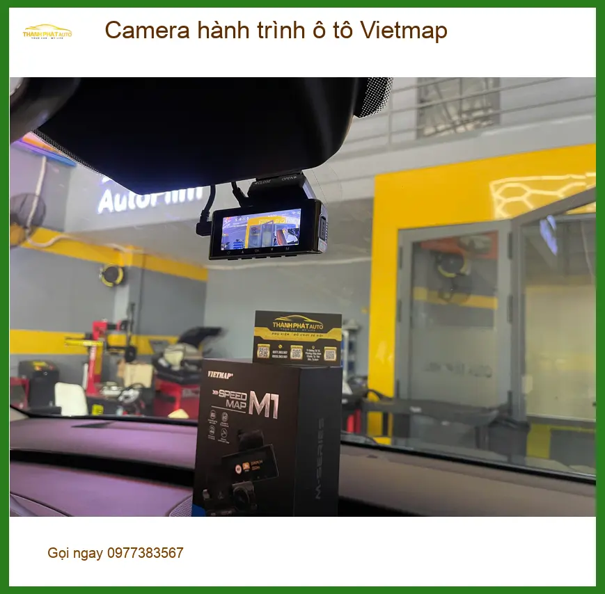 Anh Cường lắp Camera hành trình Vietmap cho Mazda CX5 tại Quận 4 để ghi lại hành trình ảnh thực tế 3