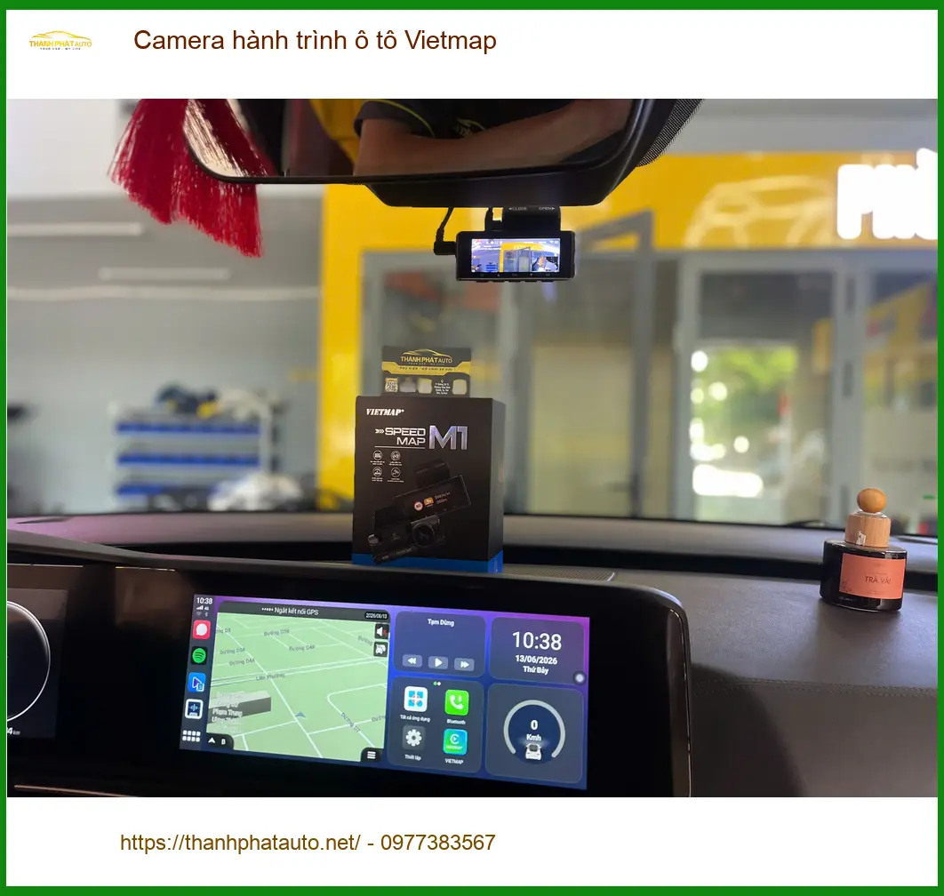 Anh Cường lắp Camera hành trình Vietmap cho Mazda CX5 tại Quận 4 để ghi lại hành trình ảnh thực tế 4