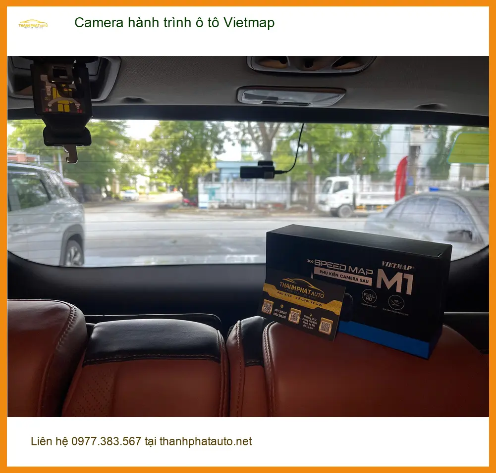 Anh Bình lắp Camera hành trình Vietmap cho Toyota Camry ở Quận 8 ghi bằng chứng ảnh thực tế 5