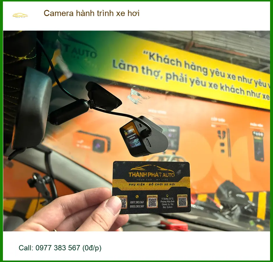 Chị Diễm lắp Camera hành trình xe hơi Mazda CX-5 tại Nhà Bè ảnh thực tế 2
