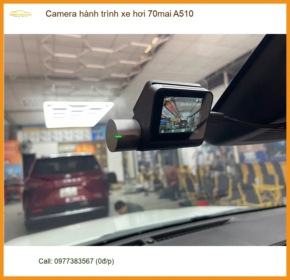 Chị Thảo lắp Camera hành trình 70mai A510 Honda CR-V tại Nhà Bè yên tâm ảnh thực tế 3