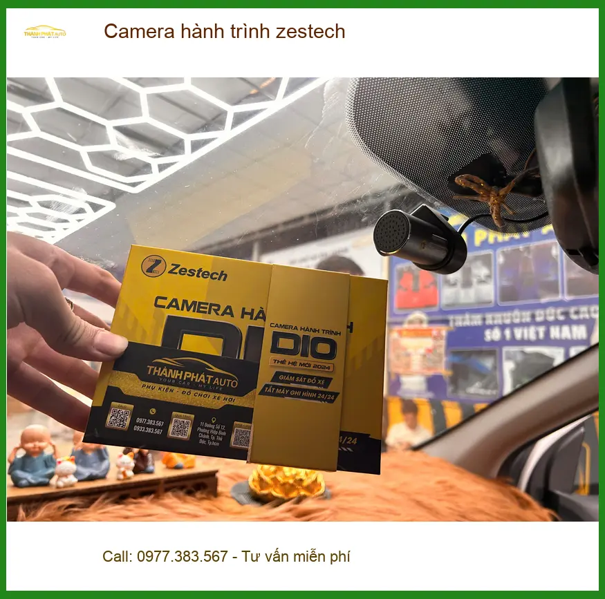 Chị Mai Anh lắp camera hành trình Zestech cho Honda CR-V tại Quận 12 ảnh thực tế 3