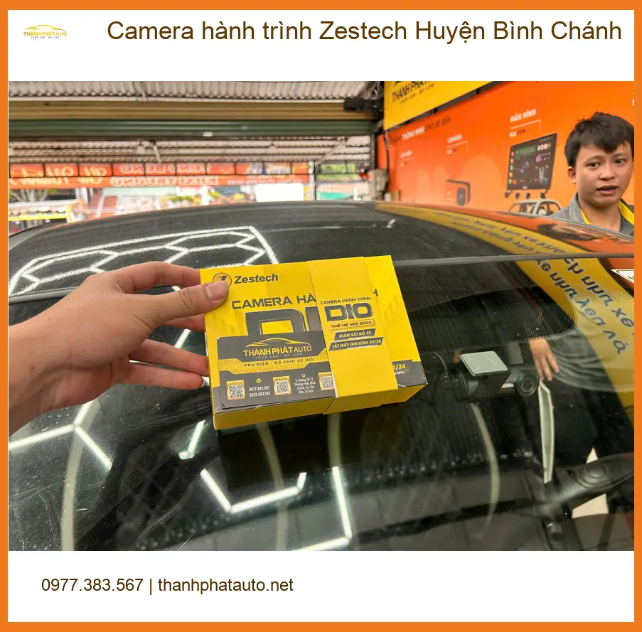 Nơi Gắn Camera Hành Trình Ô Tô Zestech Huyện Bình Chánh - Giá Tốt TPHCM ảnh thực tế 2