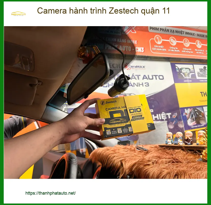 Nơi Gắn Camera Hành Trình Ô Tô hành trình Zestech quận 11 - Giá Tốt TPHCM ảnh thực tế 2