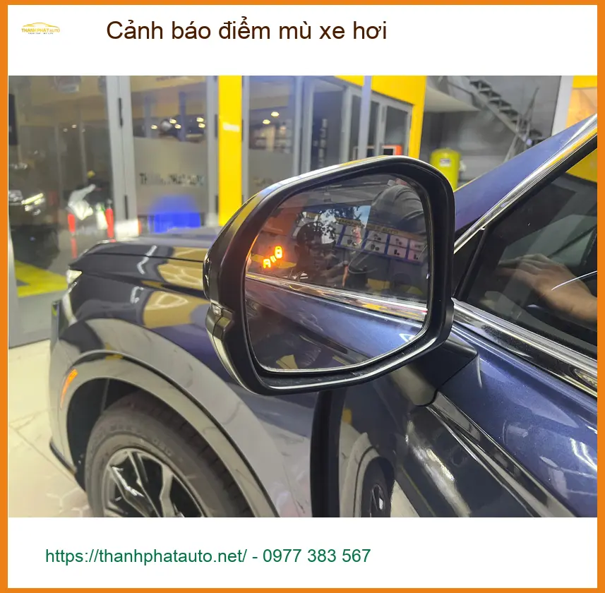 Bác Lộc lắp cảnh báo điểm mù xe hơi cho Honda CRV tại Quận 2 ảnh thực tế 4