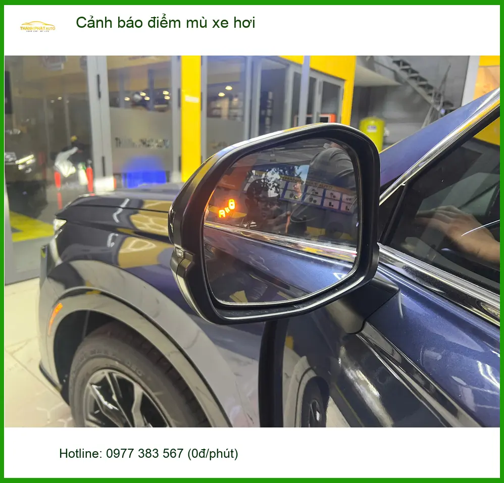 Dịch vụ lắp cảnh báo điểm mù xe hơi uy tín cho Anh Quang VinFast Lux A2.0 tại Hóc Môn ảnh thực tế 4