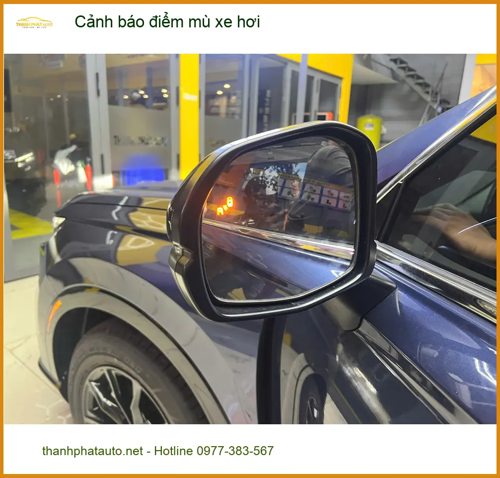 Anh Bình lắp cảnh báo điểm mù xe hơi cho Toyota Raize ở Nhà Bè ảnh thực tế 4