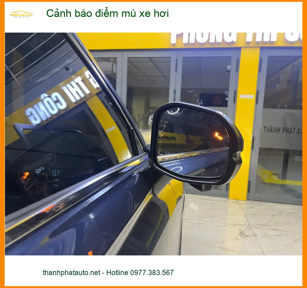 Anh Bình lắp cảnh báo điểm mù xe hơi cho Toyota Raize ở Nhà Bè ảnh thực tế 5