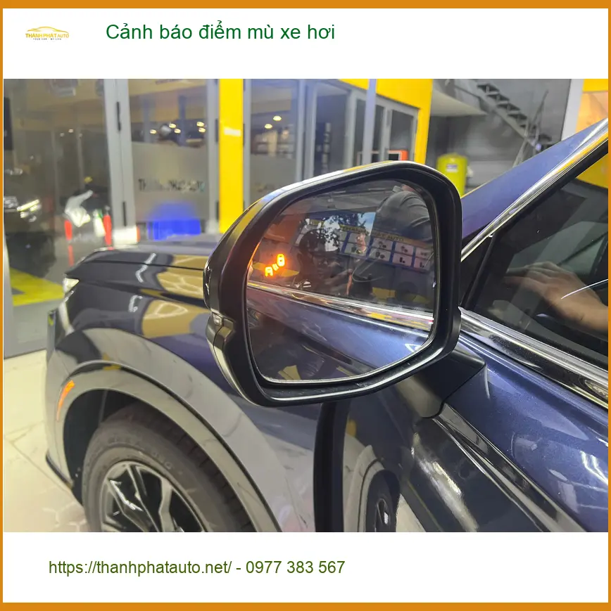 Anh Bách lắp Cảnh báo điểm mù xe hơi cho Honda CRV tại Quận 9 uy tín ảnh thực tế 4