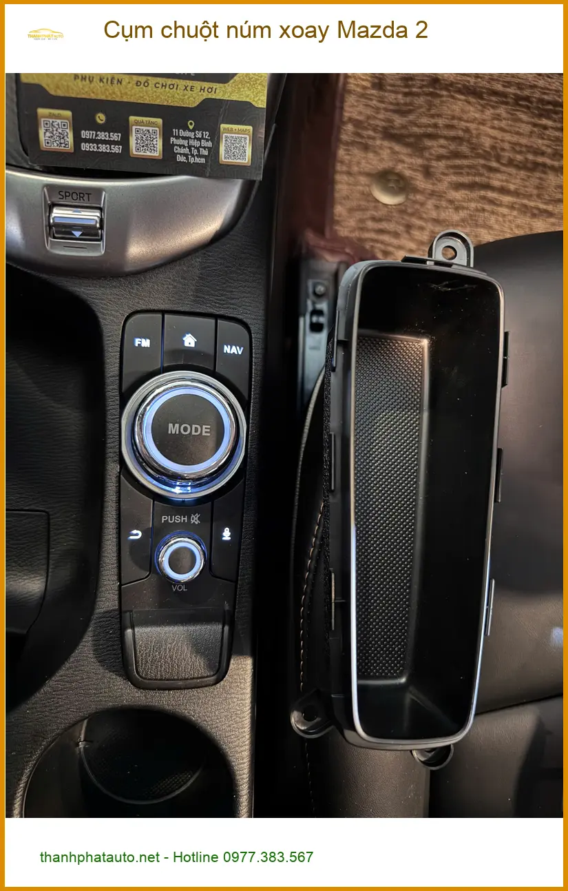 Anh Tùng lắp Cụm chuột núm xoay Mazda 2 bị hỏng tại Hóc Môn