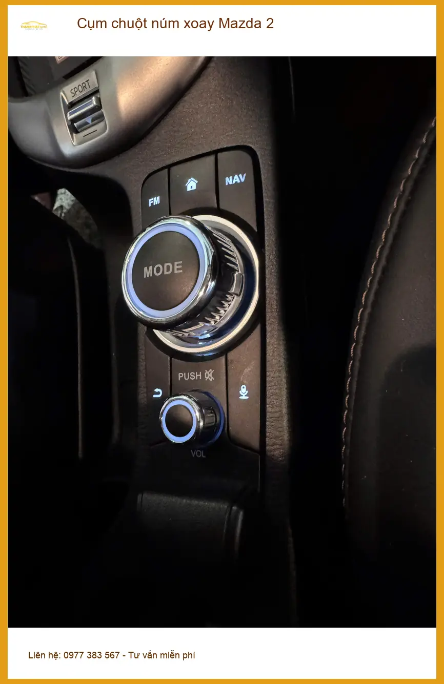 Anh Tùng lắp Cụm chuột núm xoay Mazda 2 bị hỏng tại Hóc Môn ảnh thực tế 3