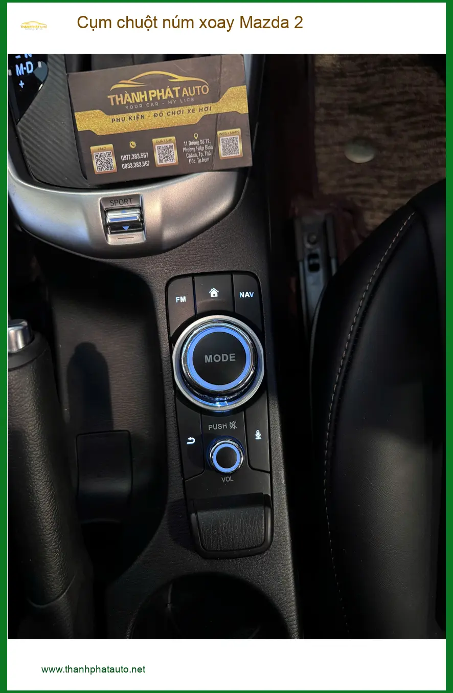 Anh Tùng lắp Cụm chuột núm xoay Mazda 2 bị hỏng tại Hóc Môn ảnh thực tế 4