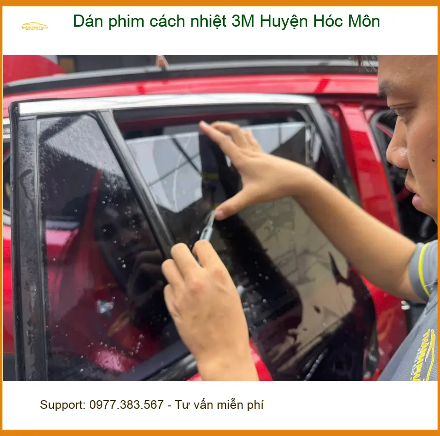 Dịch Vụ Dán Phim Cách Nhiệt Ô Tô phim cách nhiệt 3M Huyện Hóc Môn - Thi Công Chuyên Nghiệp ảnh thực tế 3