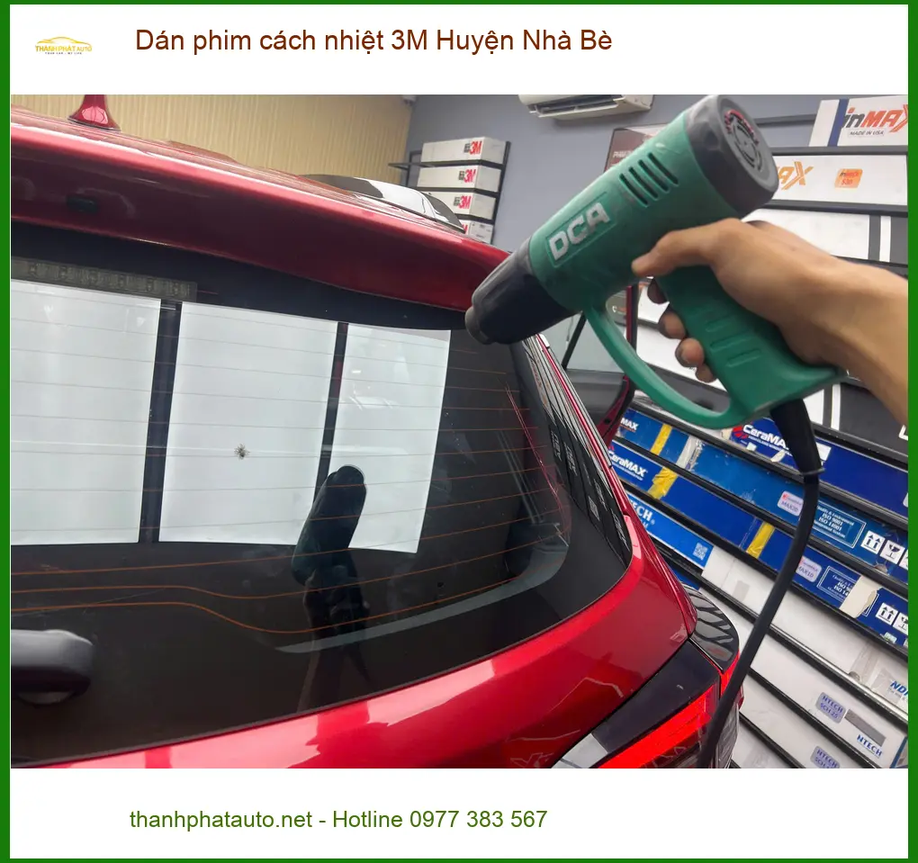 Địa Chỉ Dán Phim Cách Nhiệt Ô Tô phim cách nhiệt 3M Huyện Nhà Bè - Giá Tốt TPHCM ảnh thực tế 2