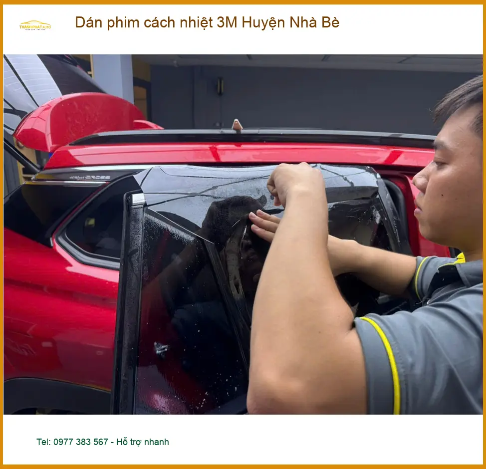 Địa Chỉ Dán Phim Cách Nhiệt Ô Tô phim cách nhiệt 3M Huyện Nhà Bè - Giá Tốt TPHCM ảnh thực tế 3