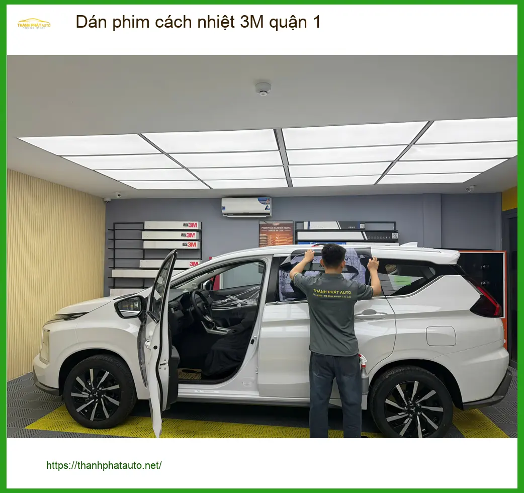 Nơi Dán Phim Cách Nhiệt Ô Tô phim cách nhiệt 3M quận 1 - Giá Tốt TPHCM ảnh thực tế 2