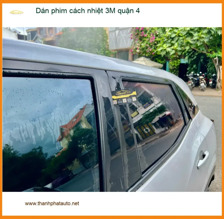 Trung Tâm Dán Phim Cách Nhiệt Ô Tô 3M Quận 4 - Thi Công Chuyên Nghiệp