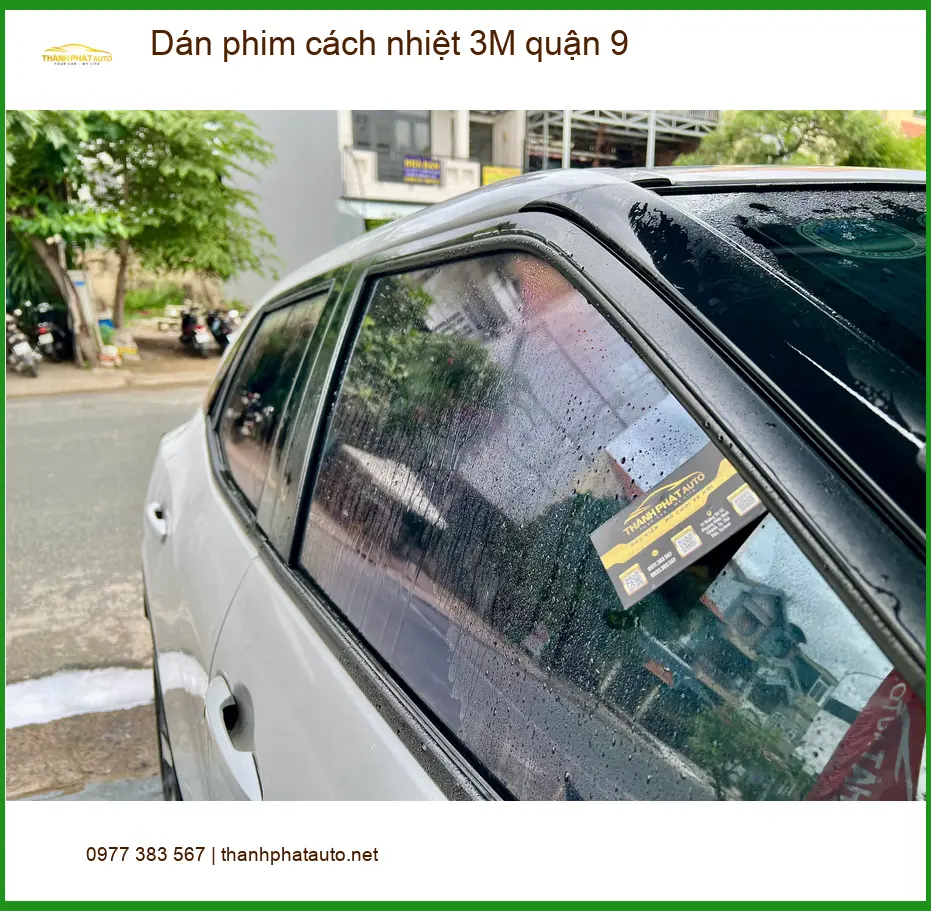 Địa Chỉ Dán Phim Cách Nhiệt Ô Tô phim cách nhiệt 3M quận 9 - Lắp Đặt Uy Tín TPHCM ảnh thực tế 2