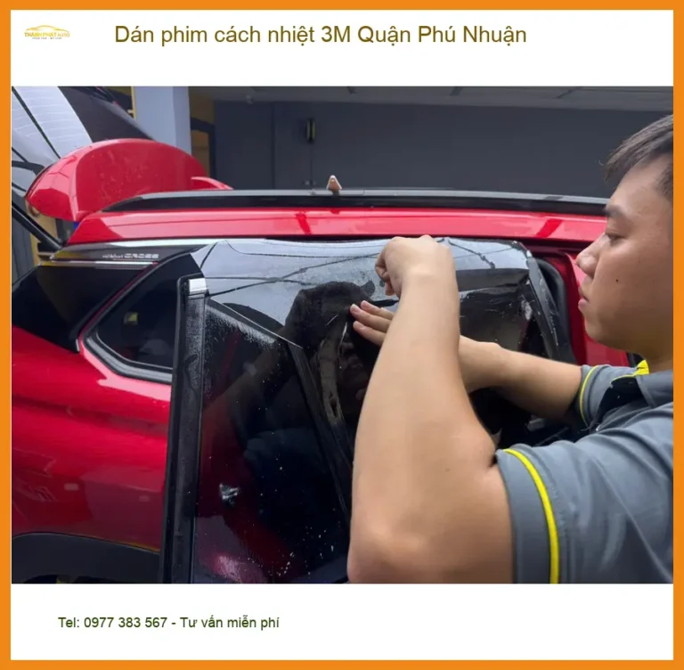 Địa Chỉ Dán Phim Cách Nhiệt Ô Tô phim cách nhiệt 3M Quận Phú Nhuận - Giá Tốt TPHCM
