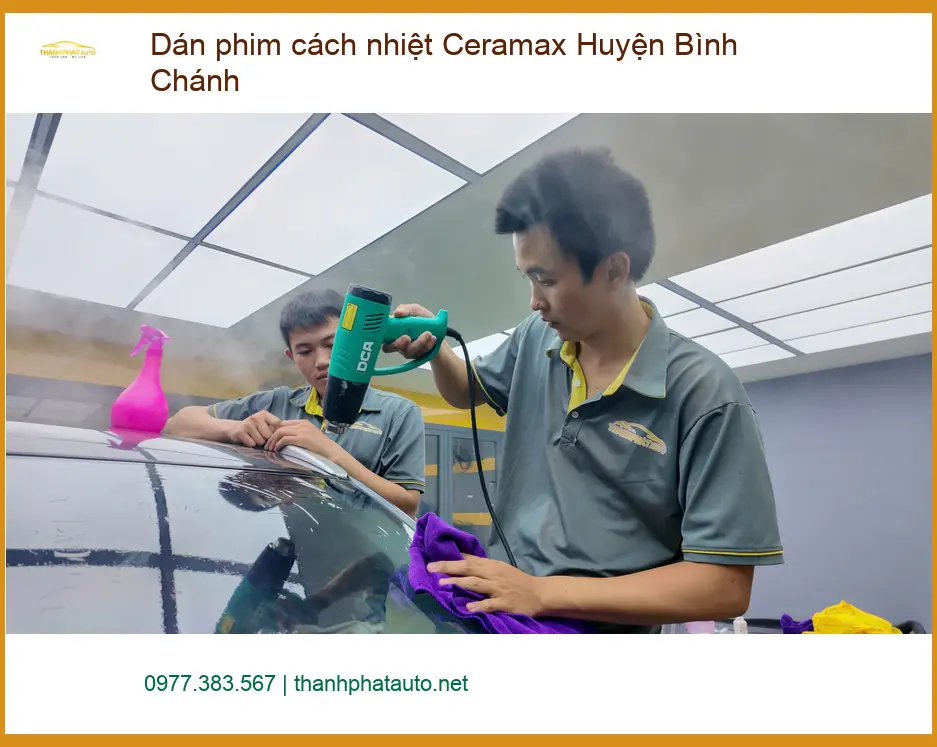 Địa Chỉ Dán Phim Cách Nhiệt Ô Tô Ceramax Huyện Bình Chánh - Giá Tốt TPHCM ảnh thực tế 2