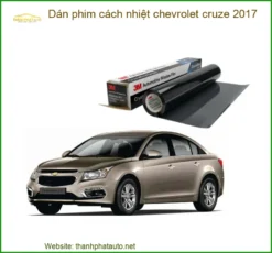 Dán Phim Cách Nhiệt Chevrolet Cruze 2017 - Địa Chỉ Lắp Đặt Uy Tín TPHCM