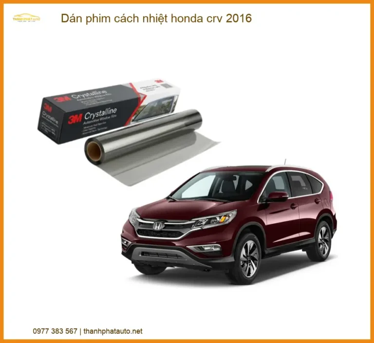 Dán Phim Cách Nhiệt Honda CRV 2016 - Địa Chỉ Lắp Đặt Uy Tín TPHCM