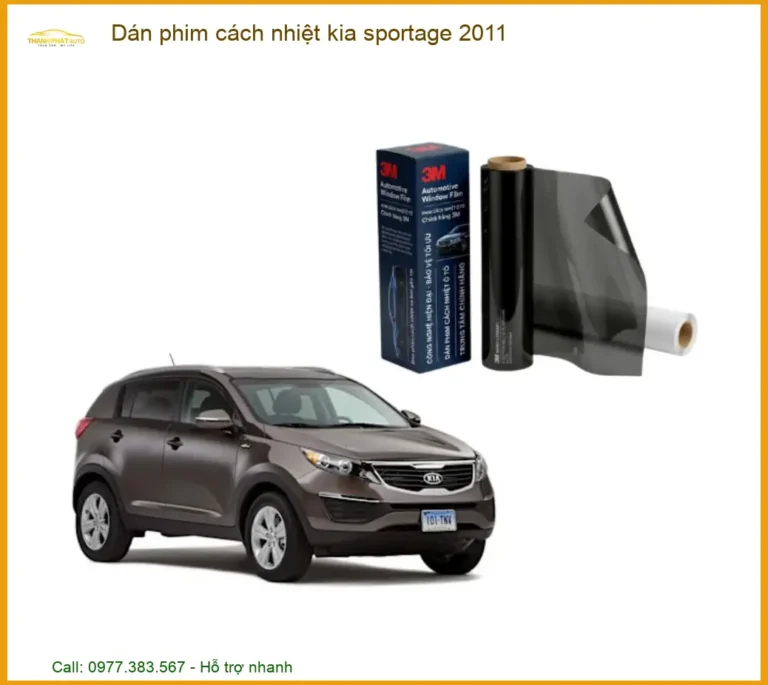 Dán Phim Cách Nhiệt Kia Sportage 2011 - Địa Chỉ Lắp Đặt Uy Tín TPHCM