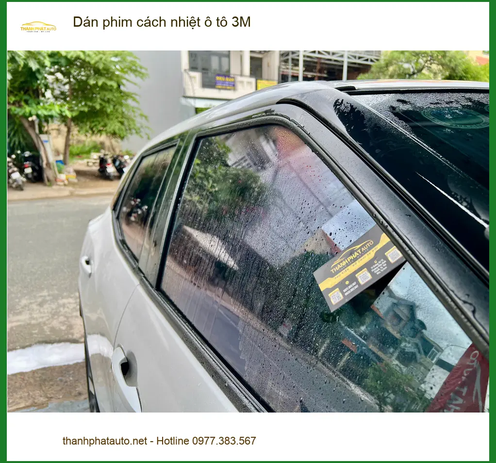 Chị Thảo dán phim cách nhiệt 3M cho Honda CRV tại Quận 12 để chống nắng gắt mùa hè ảnh thực tế 2