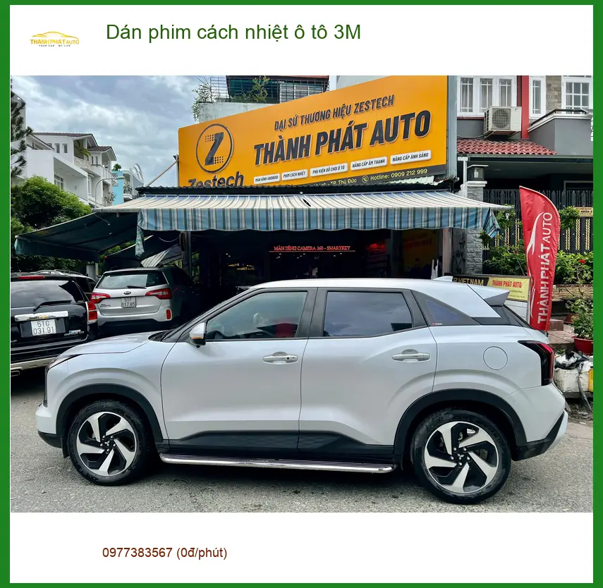 Chú Phước dán phim cách nhiệt 3M cho Toyota Veloz Cross tại Nhà Bè chống nóng mùa hè