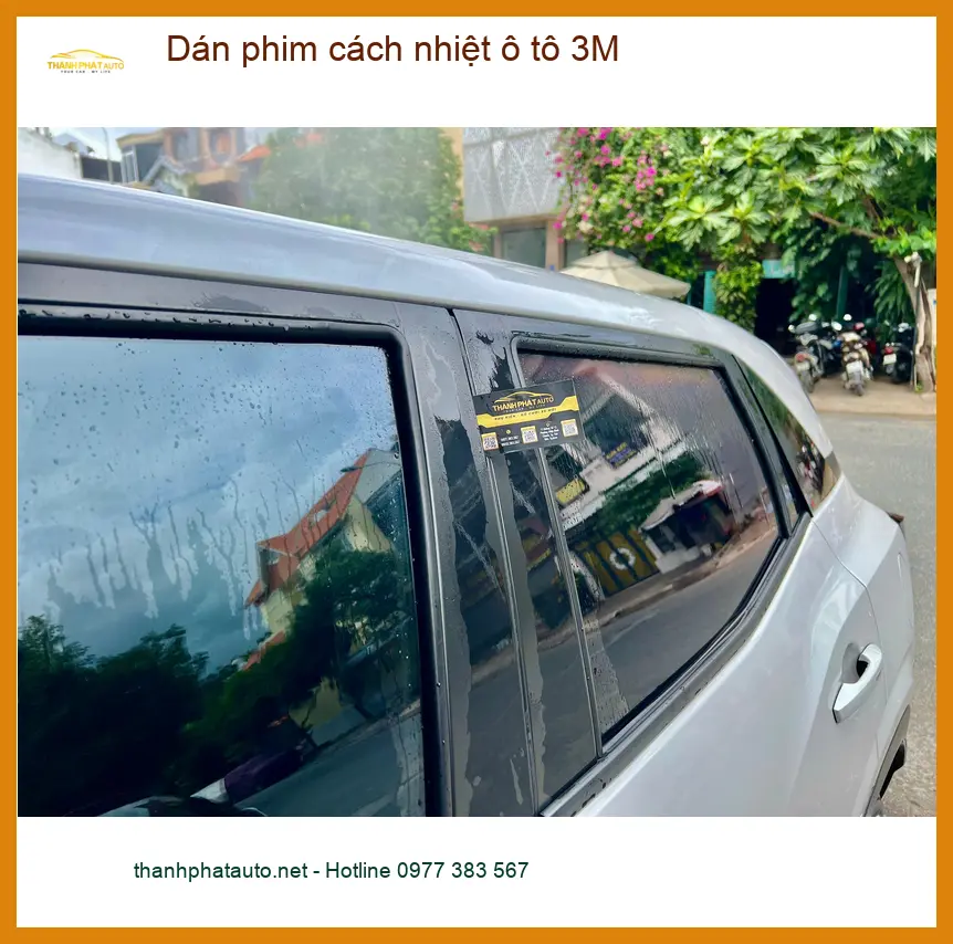 Chú Phước dán phim cách nhiệt 3M cho Toyota Veloz Cross tại Nhà Bè chống nóng mùa hè ảnh thực tế 2