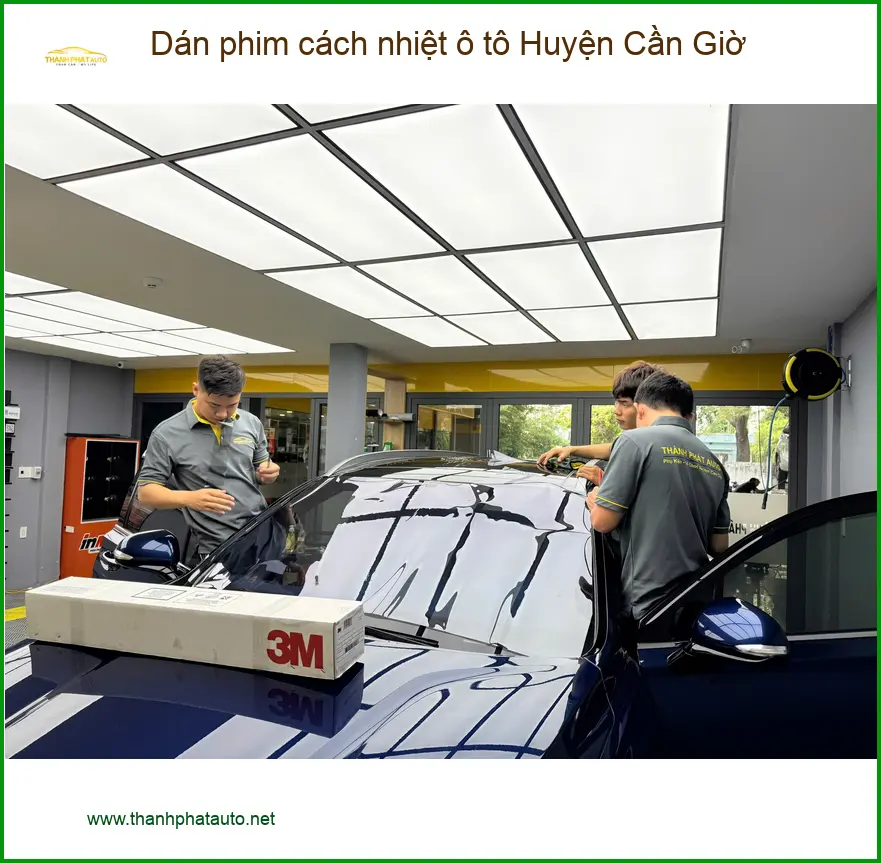 Địa Chỉ Dán Phim Cách Nhiệt Ô Tô Huyện Cần Giờ - Thi Công Chuyên Nghiệp ảnh thực tế 3