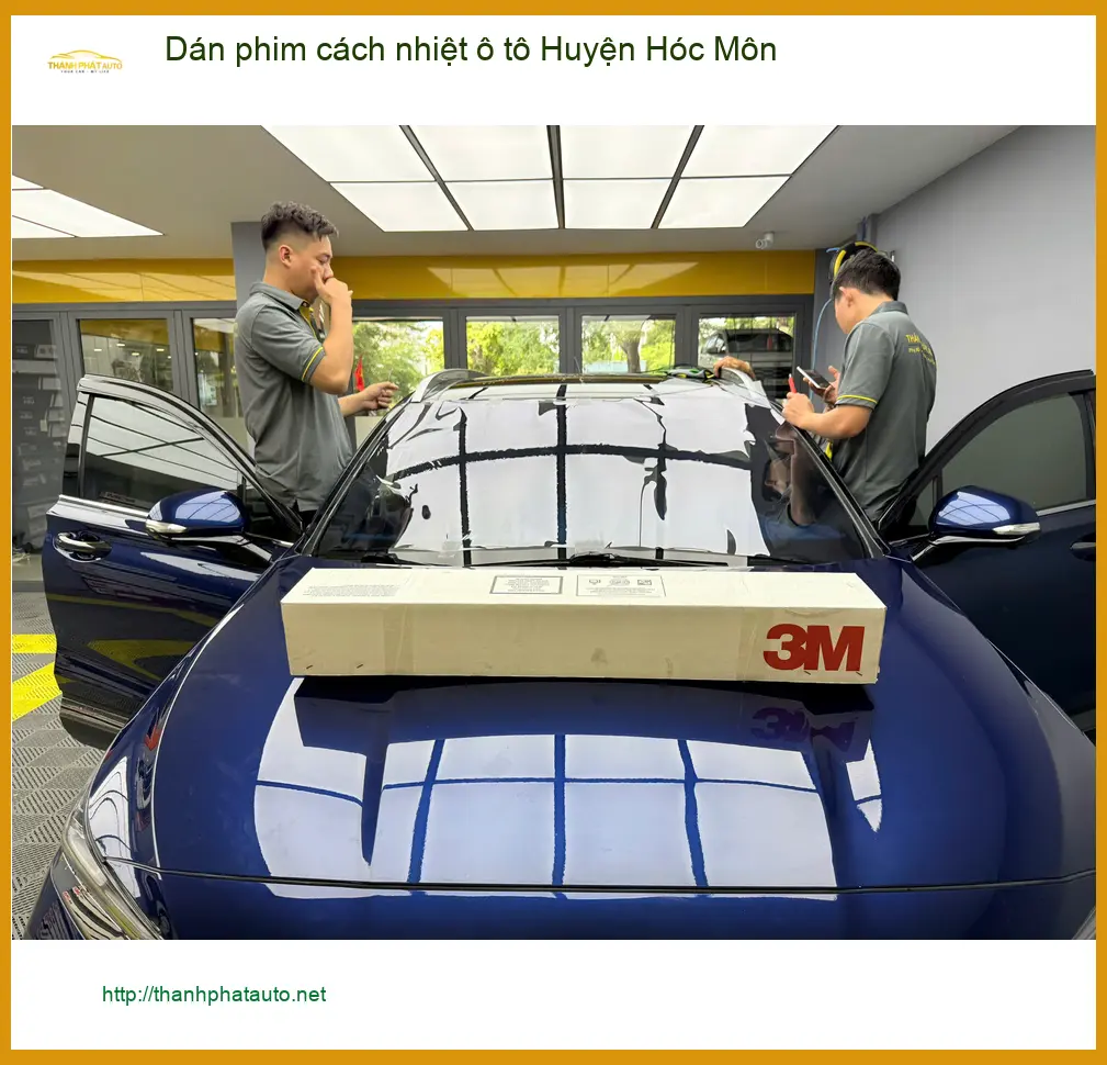 Trung Tâm Dán Phim Cách Nhiệt Ô Tô Tại Huyện Hóc Môn - Lắp Đặt Uy Tín TPHCM ảnh thực tế 2