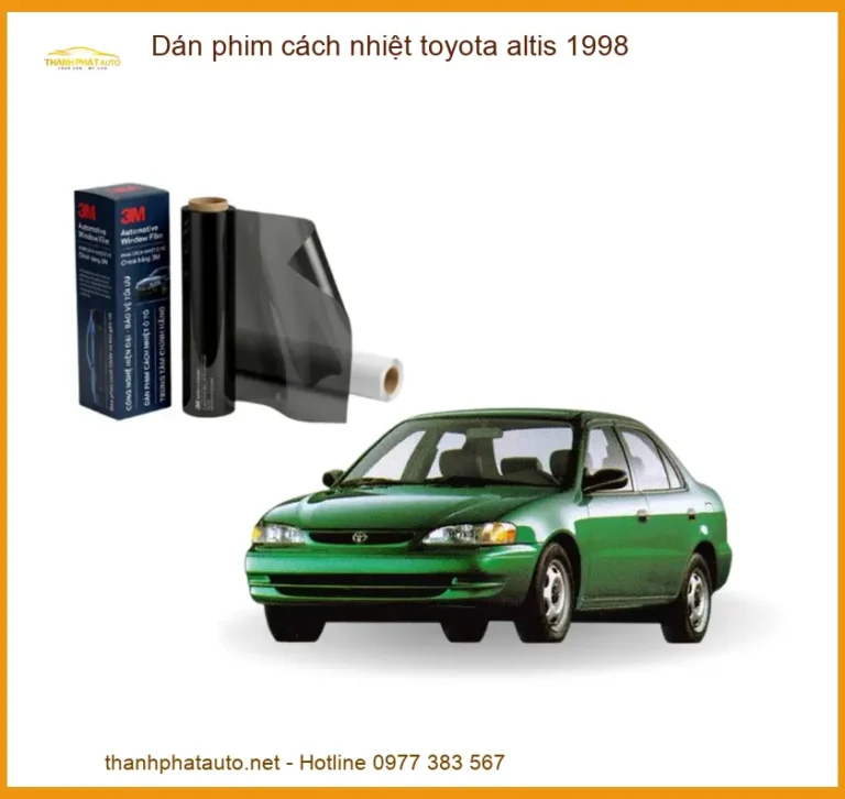 Dán Phim Cách Nhiệt Toyota Altis 1998 - Địa Chỉ Lắp Đặt Uy Tín TPHCM