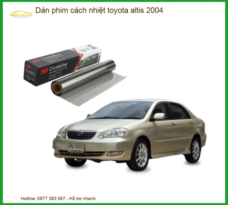 Dán Phim Cách Nhiệt Toyota Altis 2004 - Địa Chỉ Lắp Đặt Chính Hãng TPHCM