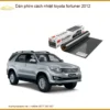Dán Phim Cách Nhiệt Toyota Fortuner 2012 - Địa Chỉ Lắp Đặt Uy Tín TPHCM