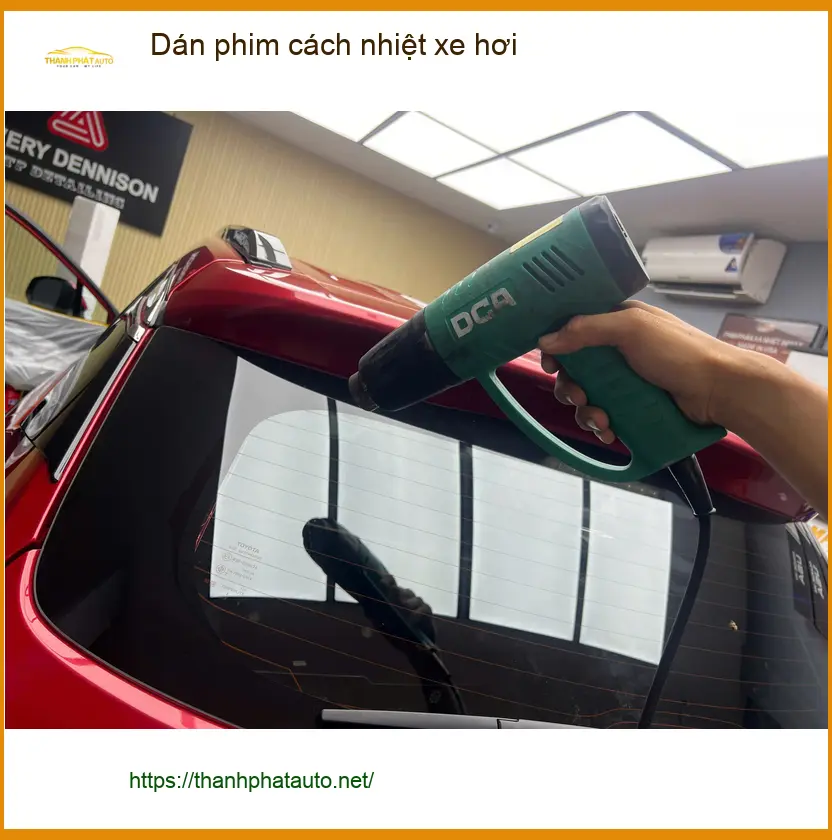 Chị Thảo dán phim cách nhiệt xe Hyundai Santa Fe tại Hóc Môn chống nắng gay gắt ảnh thực tế 5