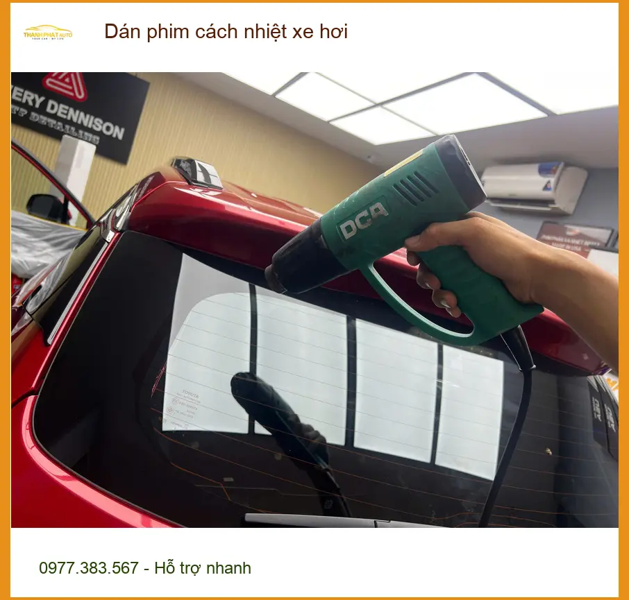 Anh Nhật dán phim cách nhiệt Hyundai Accent tại Thủ Đức giảm nóng hiệu quả ảnh thực tế 2