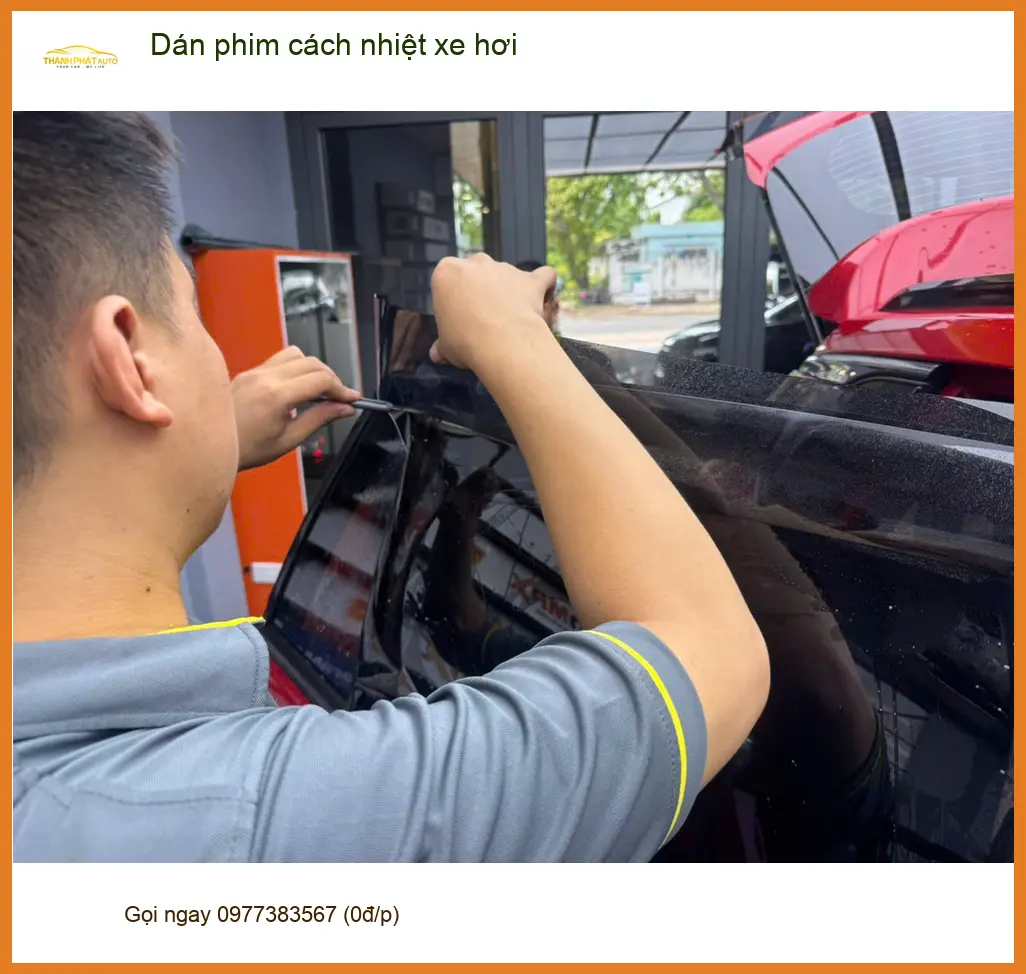 Chị Thuỷ dán phim cách nhiệt xe hơi Hyundai Creta tại Quận 4 giảm nóng ảnh thực tế 4