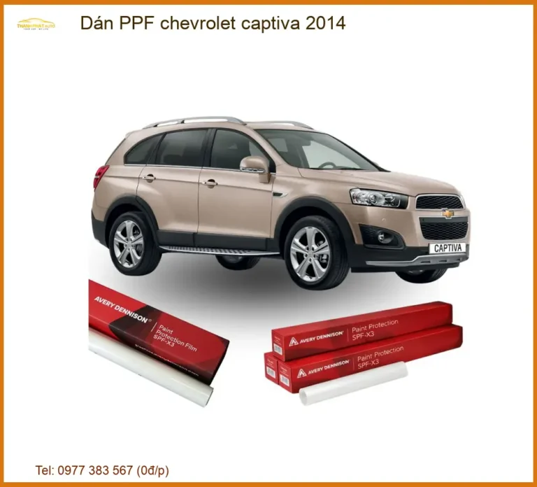 Dán Phim PPF Bảo Vệ Sơn Chevrolet Captiva 2014 - Địa Chỉ Lắp Đặt Uy Tín TPHCM