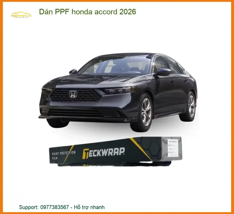 Dán PPF Chống Xước Honda Accord - Trung Tâm Thi Công Chính Hãng Giá Tốt TPHCM