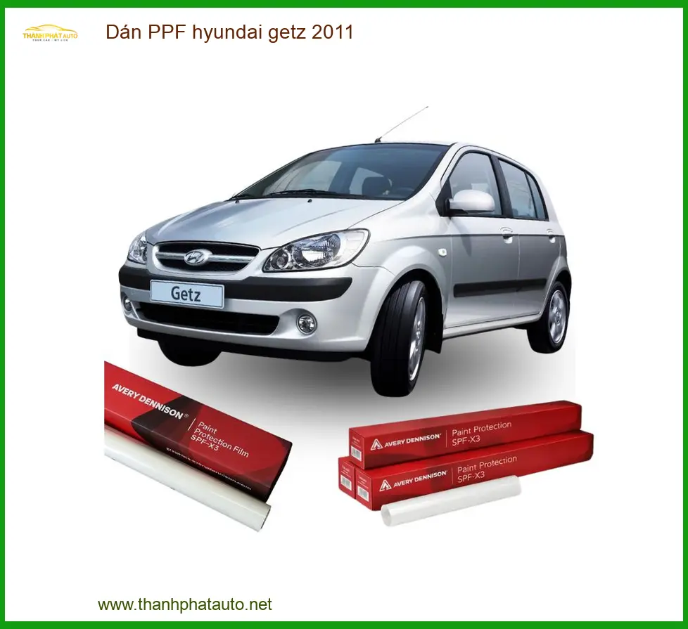 Dán PPF Hyundai Getz 2011 - Trung Tâm Chuyên Thi Công Dán PPF Ô Tô Uy Tín TPHCM