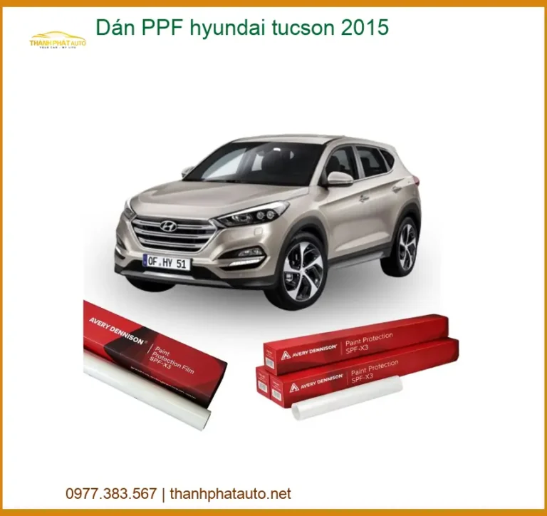 Dán PPF Hyundai Tucson 2015 - Trung Tâm Lắp Đặt Uy Tín TPHCM