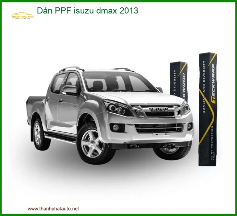 Dán PPF Bảo Vệ Sơn Xe Isuzu Dmax 2013 - Địa Chỉ Thi Công Chính Hãng TPHCM