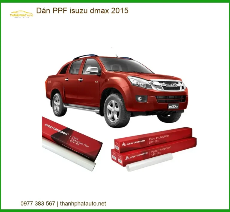 Dán PPF Isuzu Dmax 2015 - Trung Tâm Thi Công Chính Hãng TPHCM
