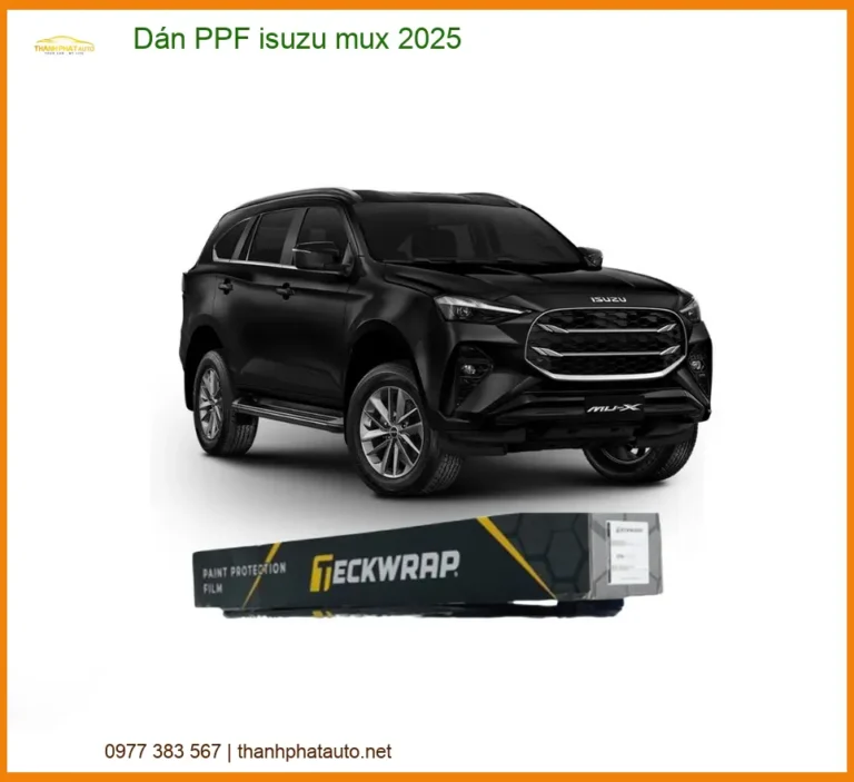 Dán PPF Bảo Vệ Sơn Xe Isuzu Mu-X 2025 - Địa Chỉ Lắp Đặt Uy Tín TPHCM