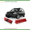 Dán PPF kia carens 2007