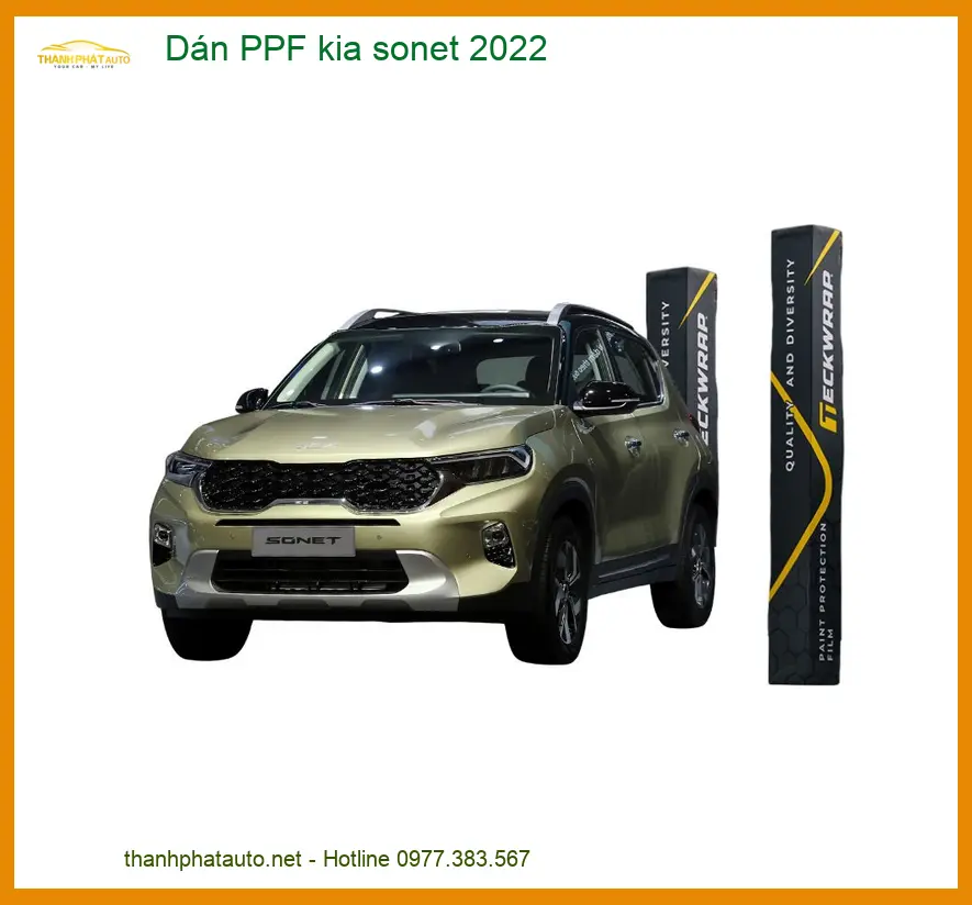 Dán PPF Kia Sonet 2022 - Trung Tâm Thi Công Chính Hãng TPHCM