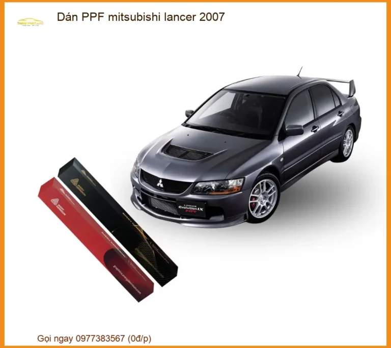 Dán PPF Mitsubishi Lancer 2007 - Địa Chỉ Thi Công PPF Chính Hãng TPHCM