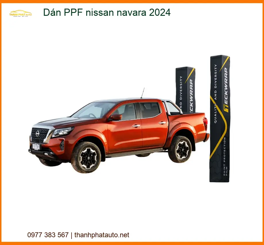 Dán PPF Chống Trầy Nissan Navara 2024 - Địa Chỉ Lắp Đặt Uy Tín TPHCM