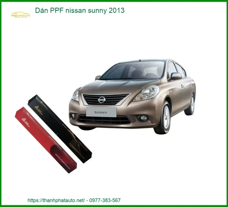 Dán PPF Nissan Sunny 2013 - Trung Tâm Thi Công Chính Hãng TPHCM
